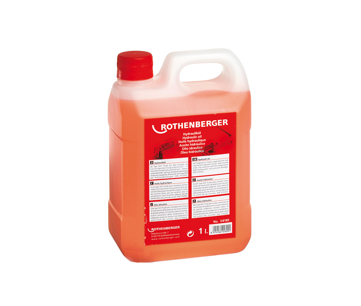 Гидравлическое масло ROTHENBERGER 1 л 58185